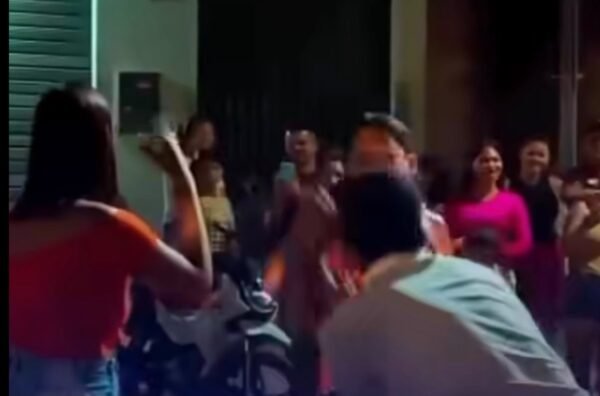 Populares perseguem homem após agressão contra duas mulheres em Santa Maria do Pará