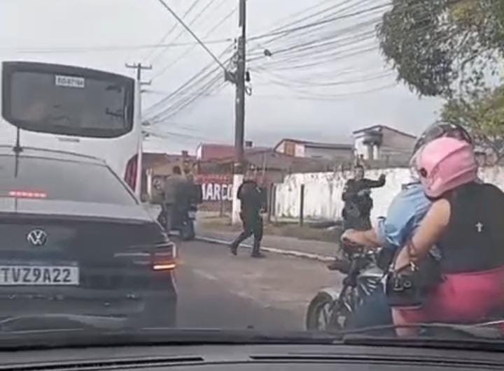 Vídeos registram troca de tiros na avenida Arthur Bernardes, em Belém